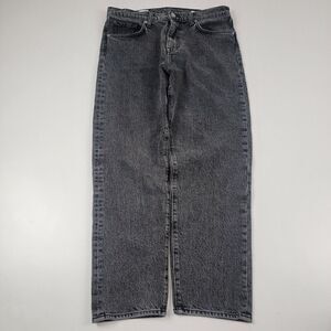 Baldwin‎ BLDWN Jeans Black Gray Modern Taper Stone Wash Pants Mens Sz 31x26